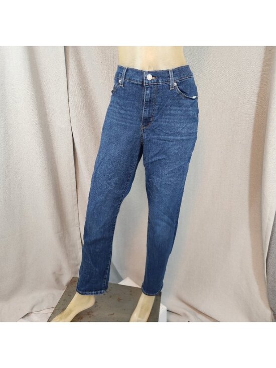Levi's Denim - Levis Blue Med Wash Classic Straight Denim Blue Jeans Size 12 LARGE 32 Wx 29 I